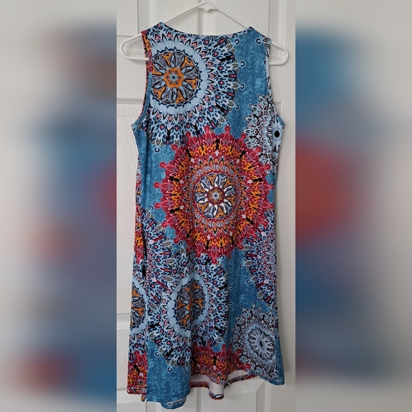 Summer Stretchy Dress With Pockets - Picture 3 of 6